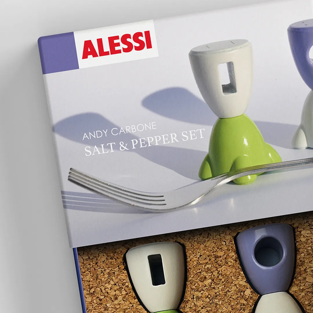 ALESSI SALT AND PEPPER SET PRODUCT DESIGN