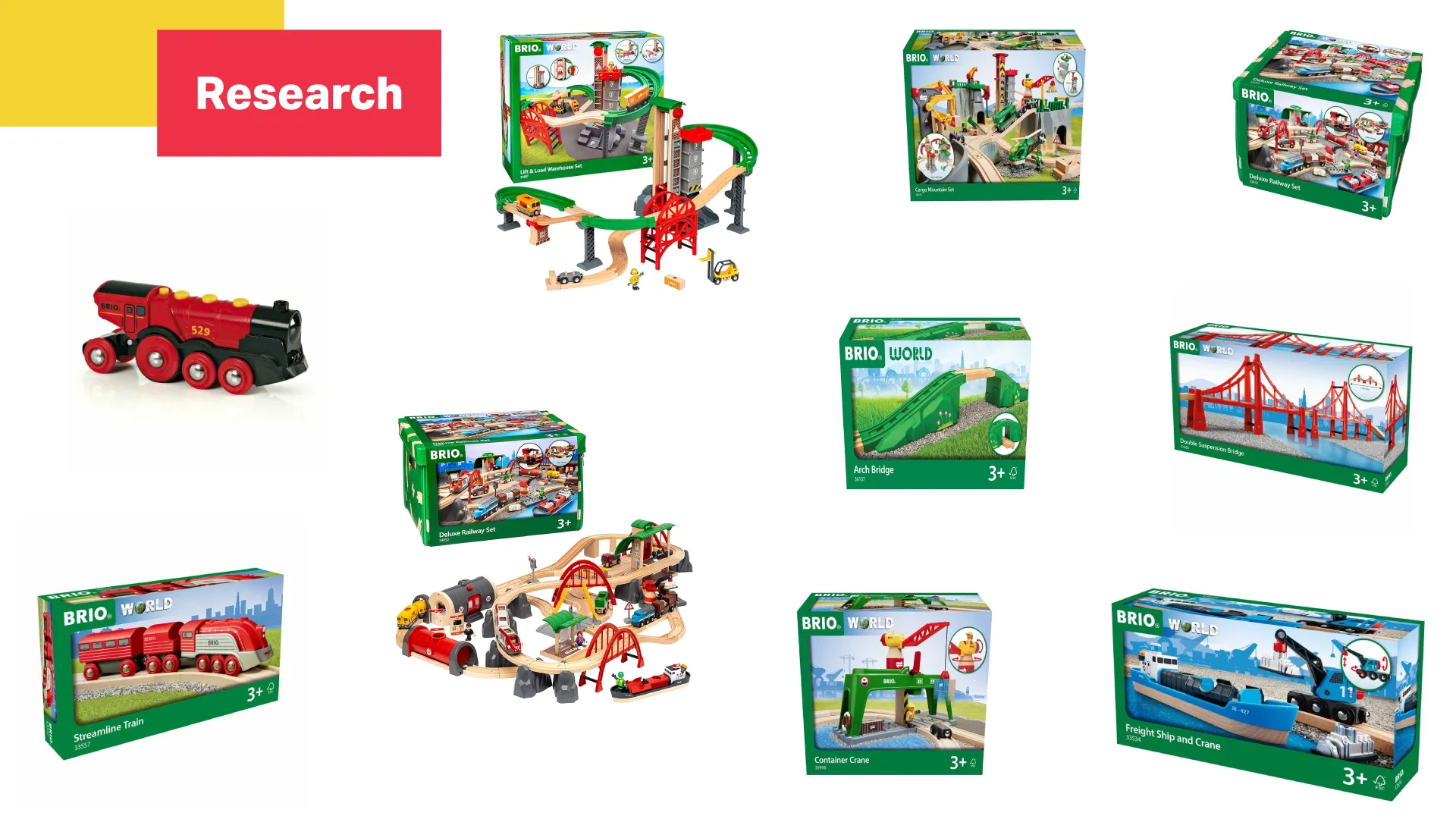 BRIO Delexe Suspention Bridge Set Research