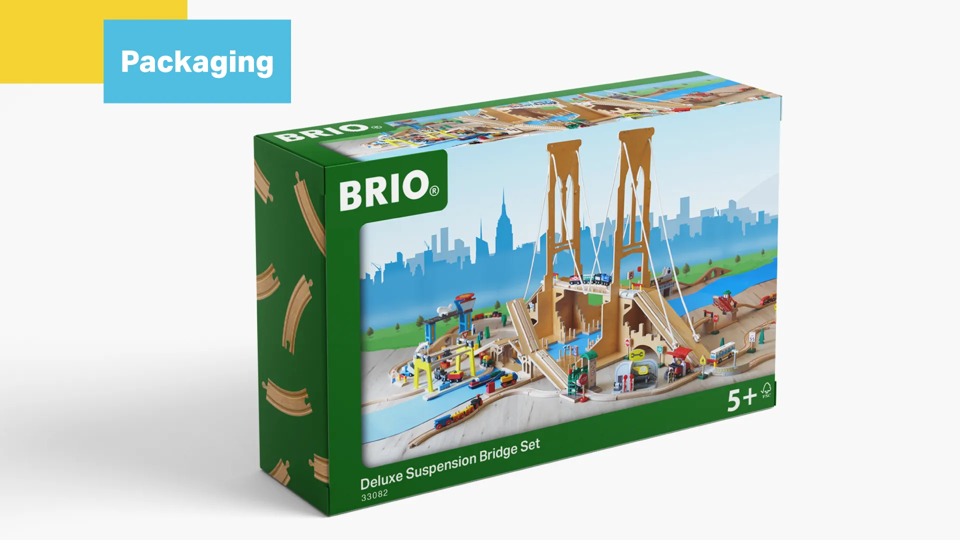 BRIO Delexe Suspention Bridge Packaging